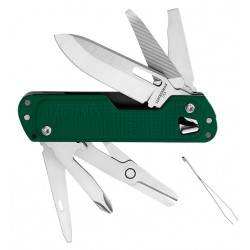 Leatherman Free T4 vert evergreen - 12 outils